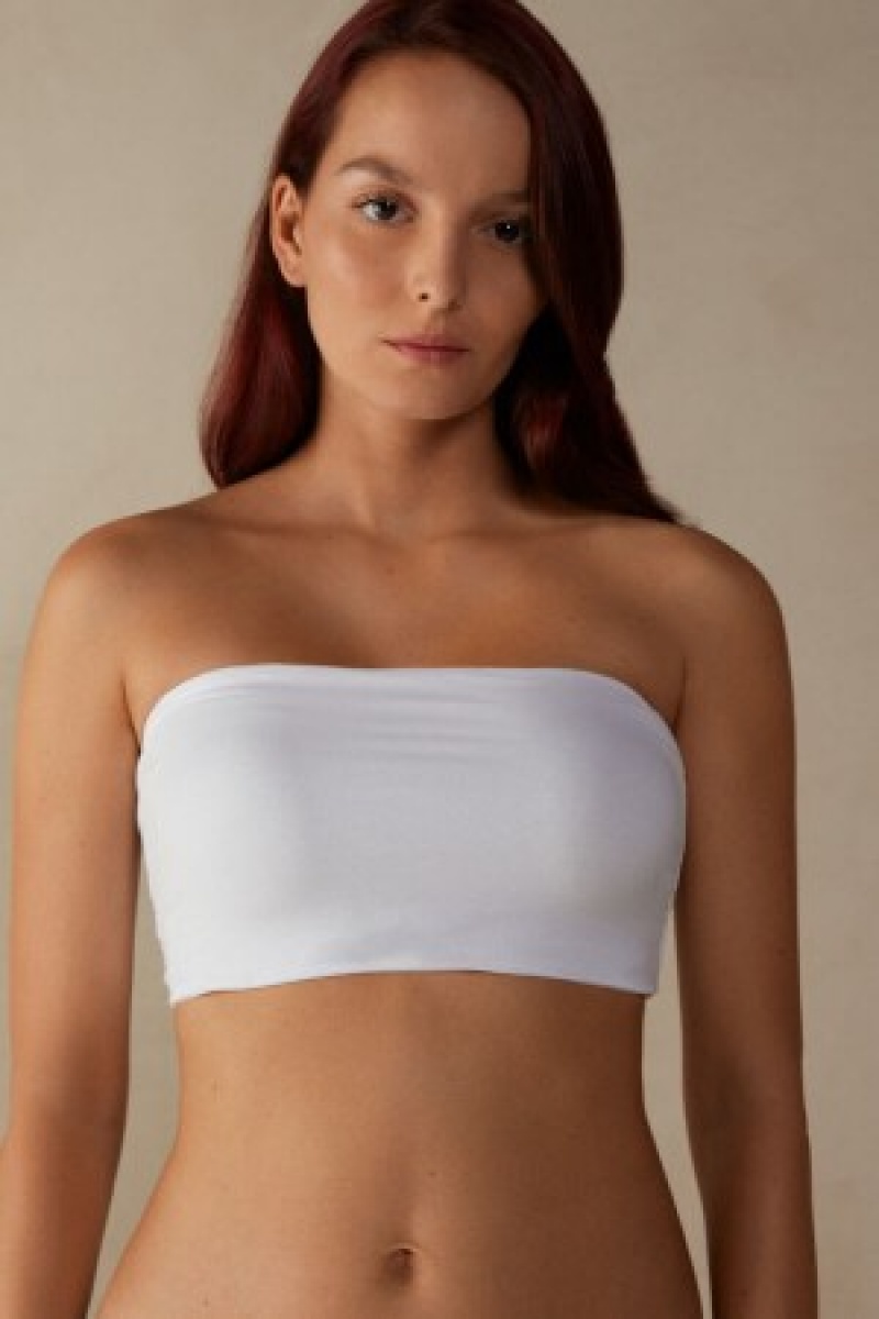 Intimissimi Katoenen Bra Top Wit | QBEUV84424